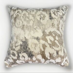 Throw Pillow Covers 21x21 Inch Set of 2 Tan Taupe Abstract